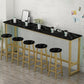 Rectangle Bar Dining Table Modern Bar Dining Table with Trestle Base Clearhalo 'Bar Furniture' 'Bar Tables' 'bar_tables' 'furn' 'furn_bar_tables' 'Furniture' 'furniture_bar_tables' 'Kitchen & Dining Furniture' 1200x1200_bf026f97-1f29-4e00-95c6-393a1f91bb27