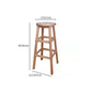 Modern Armless Backless Counter Stool Wood Bar Stool with Footrest Clearhalo 'Bar Furniture' 'Bar Stools' 'bar_stools' 'furniture_bar_stools' 'Kitchen & Dining Furniture' 'kitchen&dining_furn' 'kitchen' 'kitchen_furn' Furniture' 1200x1200_bf078729-971e-453a-944f-9acc73ba0912