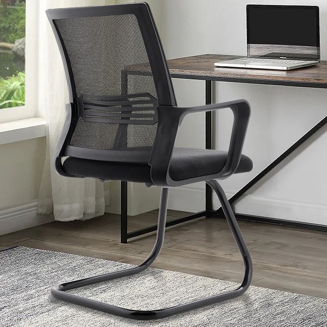 Contemporary Office Chair Mesh Computer Chair Ergonomic Mid Back Chair Clearhalo 'furn' 'furn_office_chair' 'Furniture' 'Office Chairs' 'Office Furniture' 'office_chair' 1200x1200_bf0972b7-ac90-442d-9090-ebf033bc8518