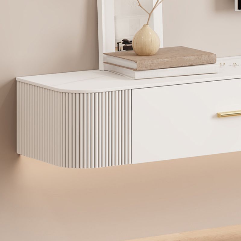 Modernism White TV Console Stone Media Console with Drawers for Home Clearhalo 'furn' 'furn_tv_stands_entertainment_centers' 'Furniture' 'Living Room Furniture' 'TV Stands & Entertainment Centers' 'TV Stands & Media Storage Furniture' 'tv_stands_entertainment_centers' 1200x1200_bf0d04c4-f794-43e5-b09d-b28f51afa033