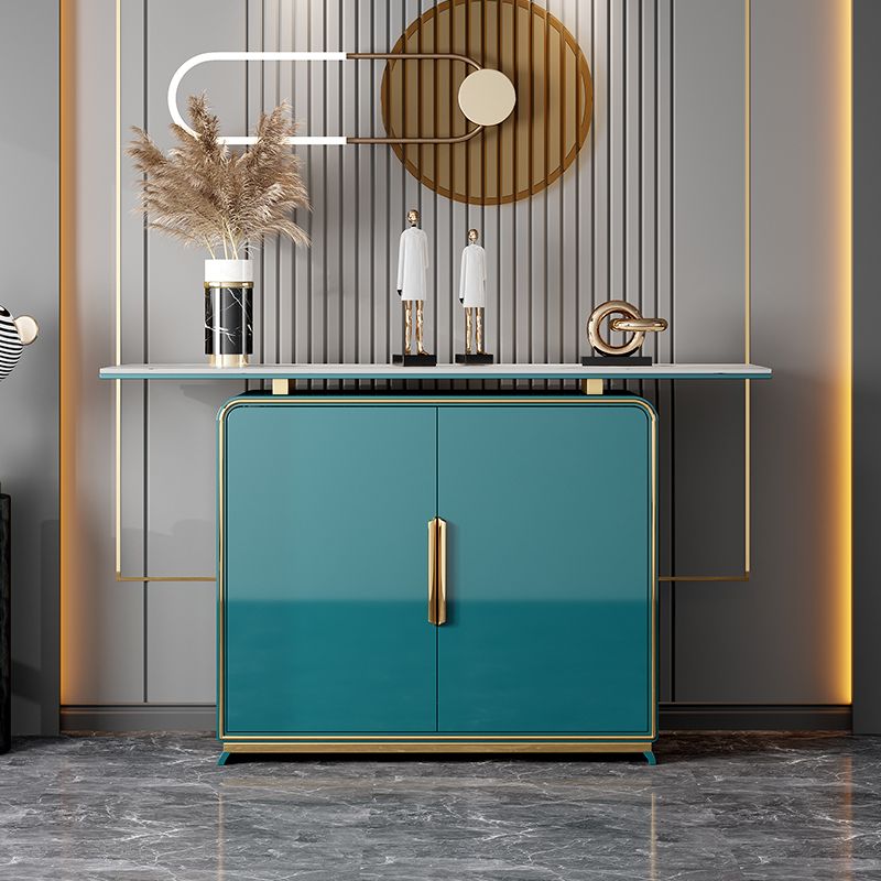 Tavolo console rettangolare glam tavolo da divano console in legno per sala