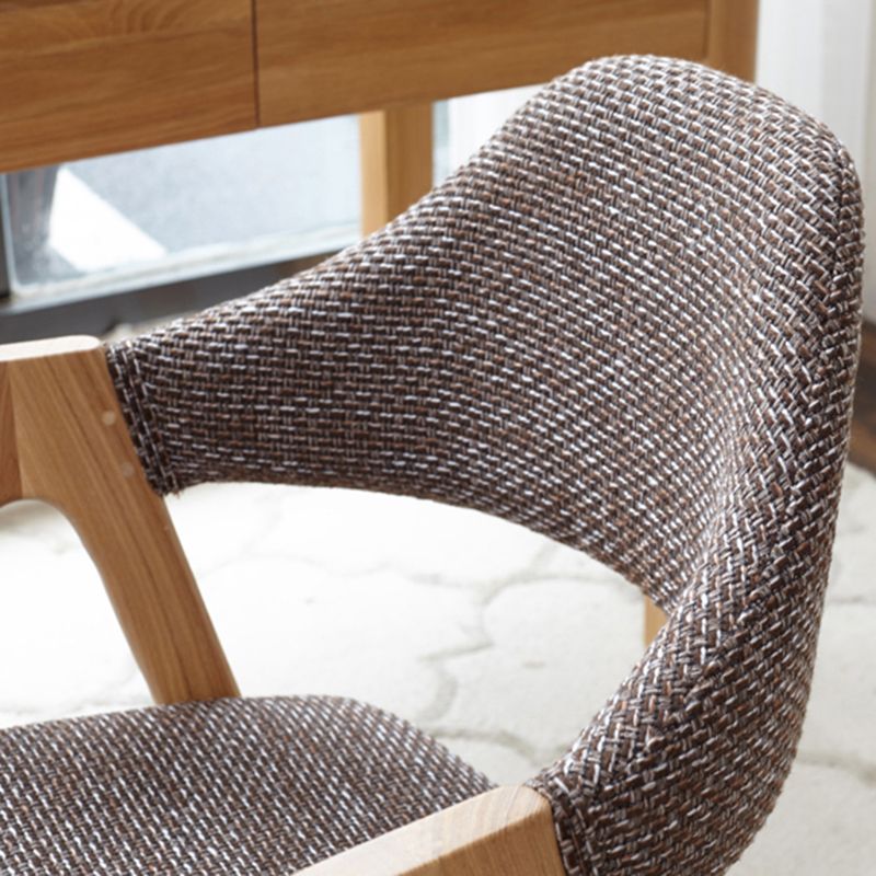 Modern Style Wood Dining Room Chair Open Back Dining Side Chair for Home Use Clearhalo ' kitchen&dining_furn' 'Dining Chairs' 'Dining Tables & Seating' 'dining_chair' 'Furniture' 'furniture_dining_chair' 'Kitchen & Dining Furniture' 'kitchen' 1200x1200_bf0ee77c-9152-4fcd-8160-32400de58a52