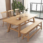 Solid Wood Rectangle Table Modern Dining Table in Nature with Trestle Base for Restaurant Clearhalo ' dining_table' 'Dining Tables & Seating' 'Dining Tables' 'furn' 'furn_dining_table' 'Furniture' 'furniture_dining_table' 'Kitchen & Dining Furniture' 'kitchen&dining_furn' 'kitchen' 'kitchen_dining_table' 1200x1200_bf10a8bb-211f-4cf6-b7e2-10f29b2b2a9a