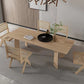 Modern Rectangle Dinette Set 1/2/4/5/6/7 Pieces Indoor Solid Wood Dining Table Set Clearhalo 'Dining Room Sets' 'Dining Tables & Seating' 'dining_room_set' 'furn' 'furn_dining_room_set' 'Furniture' 'Kitchen & Dining Furniture' 1200x1200_bf10cf5e-d4d8-4e8f-bc18-47cc87a19e25