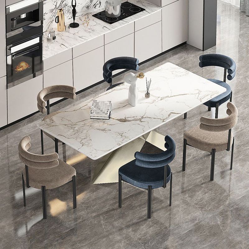 Sedie da pranzo in cucina contemporanea sedie da laterale imbottite con gambe nere