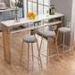 Modern Style Wood Bar Stool Table Rectangle Bar Table for Cafe Clearhalo 'Bar Furniture' 'Bar Tables' 'bar_tables' 'furn' 'furn_bar_tables' 'Furniture' 'Kitchen & Dining Furniture' 1200x1200_bf1a58f1-60de-4664-861d-660114a653ae