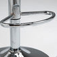Plastic Adjustable Height Bar Stool Contemporary Upholstered Bar Stool