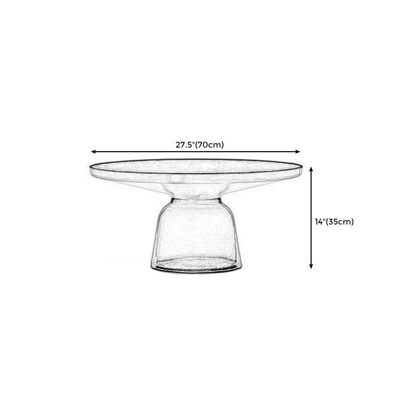 Contemporary Grey/Blue/Yellow/green/Purple Tempered Glass Round End Table Clearhalo 'Coffee & Accent Tables' 'End & Side Tables' 'end_side_table' 'end_side_tables' 'furn' 'furn_end_side_tables' 'Furniture' 'furniture_end_side_table' 'Living Room Furniture' 1200x1200_bf1bb360-2d42-4cb2-ad28-55e2fe8b0ecf