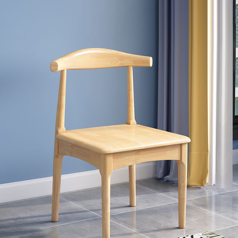 Scandinavian Wood Dining Chairs Indoor Armless Open Back Dining Side Chair Clearhalo ' kitchen&dining_furn' 'Dining Chairs' 'Dining Tables & Seating' 'dining_chair' 'furn' 'furn_dining_chair' 'Furniture' 'furniture_dining_chair' 'Kitchen & Dining Furniture' 'kitchen' 1200x1200_bf1dd5ff-5e64-4907-a34f-32d9af76c017