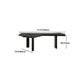 Black Solid Wood Office Desk Modern & Contemporary Laptop Table