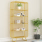 Modern Closed Bookshelf Metal Standard Bookcase With Rectangular Shelves Clearhalo 'Bookcases' 'furn' 'furn_bookcases' 'Furniture' 'furniture_bookcases' 'Office Furniture' 1200x1200_bf1f4e90-2873-426e-8476-a3540dd2d296