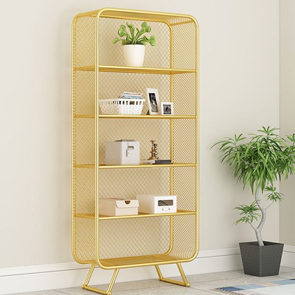 Modern Closed Bookshelf Metal Standard Bookcase With Rectangular Shelves Clearhalo 'Bookcases' 'furn' 'furn_bookcases' 'Furniture' 'furniture_bookcases' 'Office Furniture' 1200x1200_bf1f4e90-2873-426e-8476-a3540dd2d296