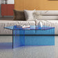1 Single Modern Plastic Coffee Table with Three Legs for Living Room