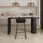 Irregular Shape Solid Wood Table for Restaurant Modern Island Table with Double Pedestal Clearhalo 'Dining Tables & Seating' 'Dining Tables' 'dining_table' 'furn' 'furn_dining_table' 'Furniture' 'furniture_dining_table' 'Kitchen & Dining Furniture' 'kitchen' 'kitchen_dining_table' 1200x1200_bf2471f0-d020-4f60-86ac-8d45b95de965