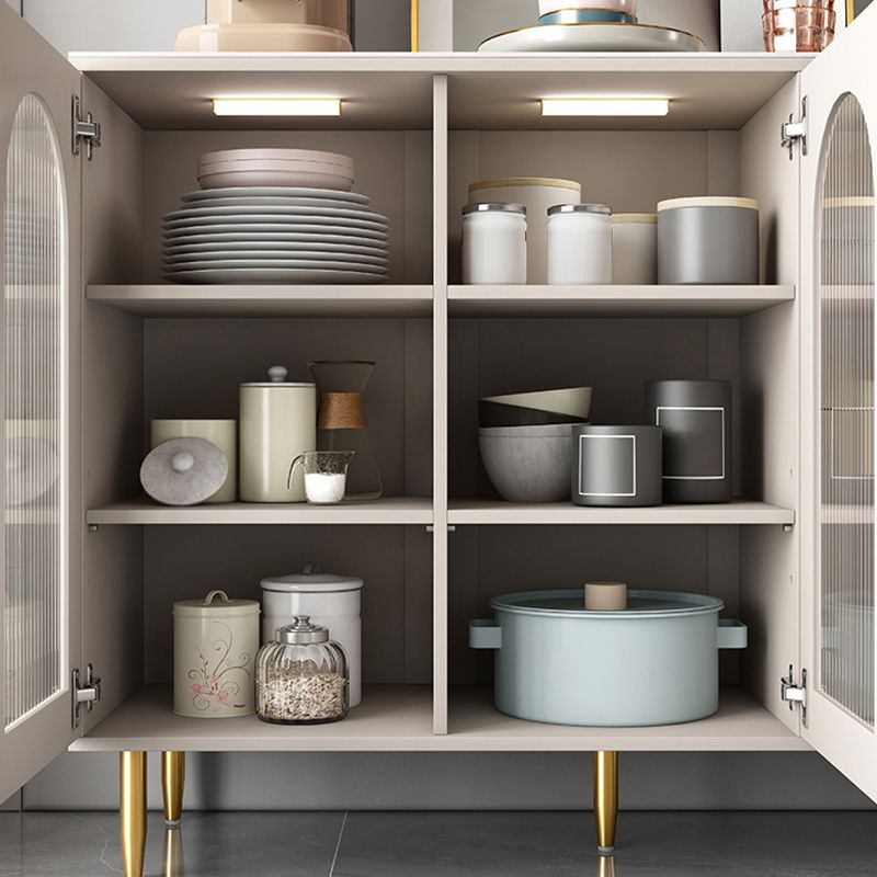 Contemporary Buffet Sideboard Stone Buffet Stand with Cabinet and Drawers Clearhalo 'buffet_sideboard' 'Buffets & Sideboards' 'furn' 'furn_buffet_sideboard' 'Furniture' 'Kitchen & Dining Furniture' 1200x1200_bf266473-3e93-4f49-8406-17a9ef046ab4