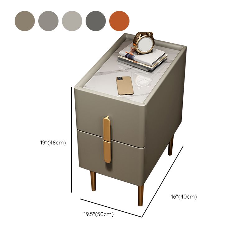 Stone Night Table -laden inbegrepen bed nachtkastje voor slaapkamer