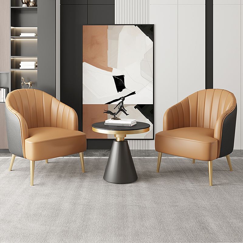 29.52" High Recessed Arms Chair Basic Four Leg Accent Armchair Clearhalo 'Accent Chairs' 'accent_chairs' 'Chairs & Seating' 'furn' 'furn_accent_chairs' 'Furniture' 'Living Room Furniture' 1200x1200_bf27310f-801a-419c-86ac-86a9e3764184