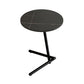 Contemporary Slate and Metal Single Coffee Table Frame Round Glam Coffee Table