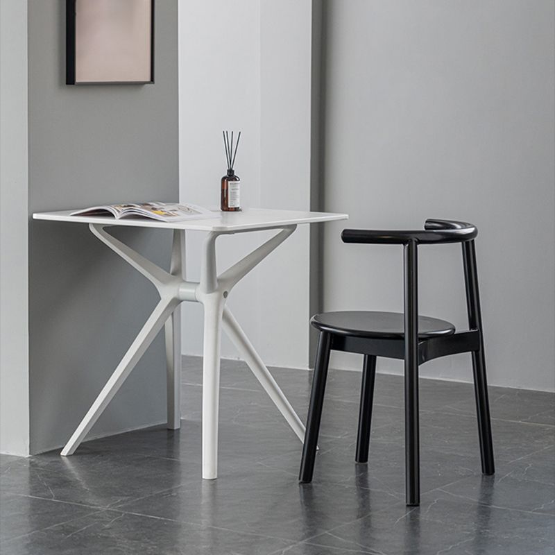 Contemporary Chairs Dining Armless Open Back Side Chairs with Metal Legs for Kitchen Clearhalo ' kitchen&dining_furn' 'Dining Chairs' 'Dining Tables & Seating' 'dining_chair' 'furn' 'furn_dining_chair' 'Furniture' 'furniture_dining_chair' 'Kitchen & Dining Furniture' 'kitchen' 1200x1200_bf291160-6e26-40a0-a09f-f73b8a504691