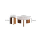 Stone Coffee Cocktail Table Modern 3 Legs Coffee or End Table Clearhalo 'Coffee & Accent Tables' 'Coffee Tables' 'coffee_tables' 'furn' 'furn_coffee_tables' 'Furniture' 'Living Room Furniture' 1200x1200_bf2b2e82-c679-4cb1-a5dd-b650f083736d