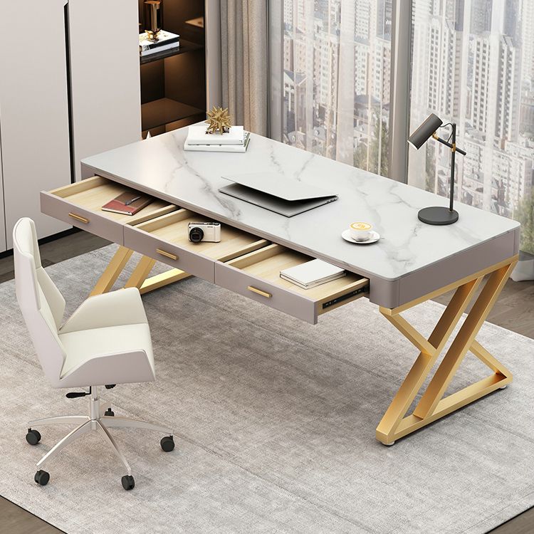 Escritorio de oficina rectangular glamor