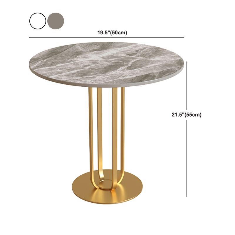 Tavolo angolo rotondo minimalista moderno di divano di divano piedistallo moderno