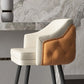 Tabouret de comptoir de dossier d'accoudoir moderne tabouret de Bar de café en fer avec coussin et pédale