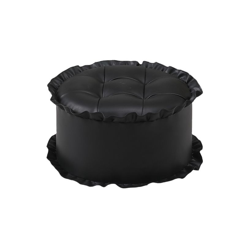 Pouf de encaje resistente al agua marrón moderno para la sala de estar para la sala de estar