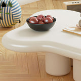 Scandinavian Wooden Coffee Table Free form 3 Legs Coffee Table for Living Room