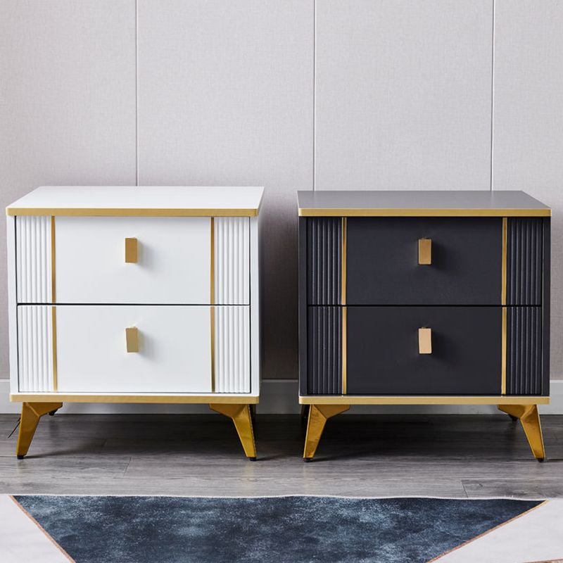 Table de chevet de table à accent contemporain