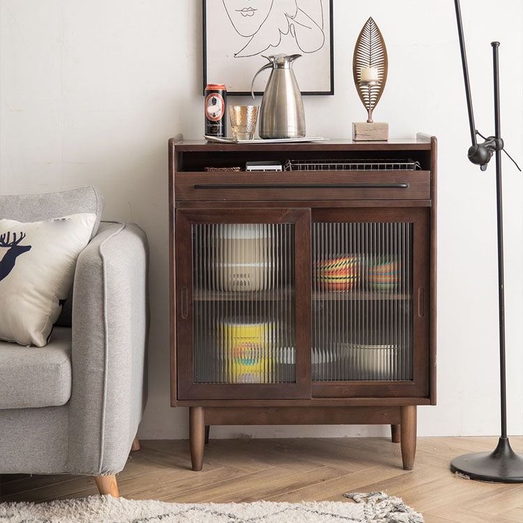 Server da pranzo in legno massiccio di pino mobile contemporaneo