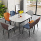 Modern Extendable Dining Furniture Set 1/2/7/9 Pieces Round Dining Table Set