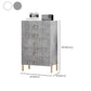 Contemporary Glam Double Dresser Wood Storage Chest Dresser for Home Office