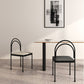 Contemporary Metal Dining Armless Chair Open Back Dining Side Chair for Kitchen Clearhalo ' kitchen&dining_furn' 'Dining Chairs' 'Dining Tables & Seating' 'dining_chair' 'furn' 'furn_dining_chair' 'Furniture' 'furniture_dining_chair' 'Kitchen & Dining Furniture' 'kitchen' 1200x1200_bf3ecd15-b7f2-4fc5-93f3-d5b2330de052