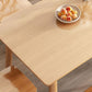 Simple Style Dining Table Rubberwood Solid Wood with 4 Legs Base Table in Wood Color Clearhalo ' dining_table' 'Dining Tables & Seating' 'Dining Tables' 'Furniture' 'furniture_dining_table' 'Kitchen & Dining Furniture' 'kitchen&dining_furn' 'kitchen' 'kitchen_dining_table' 1200x1200_bf422a74-1e32-4b15-aead-973a398b3506