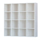 Closed Back Standard Bookcase Contemporary Engineered Wood Bookshelf