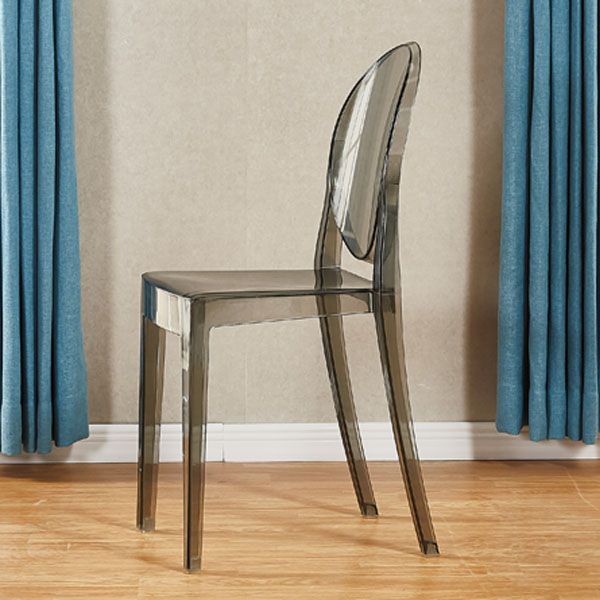 Modern Plastic Side Chair Matte Finish Open Back Dining Chair Clearhalo ' kitchen&dining_furn' 'Dining Chairs' 'Dining Tables & Seating' 'dining_chair' 'furn' 'furn_dining_chair' 'Furniture' 'furniture_dining_chair' 'Kitchen & Dining Furniture' 'kitchen' 1200x1200_bf435784-be4b-4a51-9938-84a6f0adda2a