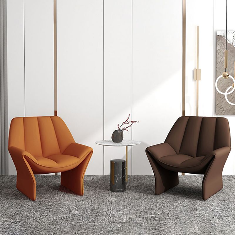 33.85" Wide Parsons Chair Armless Chair with Sewn Pillow Back Clearhalo 'Accent Chairs' 'accent_chairs' 'Chairs & Seating' 'furn' 'furn_accent_chairs' 'Furniture' 'Living Room Furniture' 1200x1200_bf46a7a8-8bf8-485b-96e2-af0a40c65ebe