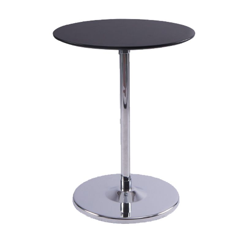 Tavolo da goccia di piedistallo contemporaneo tavolo laterale rotondo per soggiorno