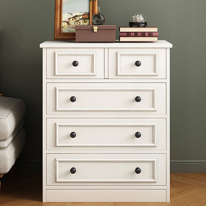 Coffre de rangement en bois vertical traditionnel américain coffre en bois pour chambre à coucher