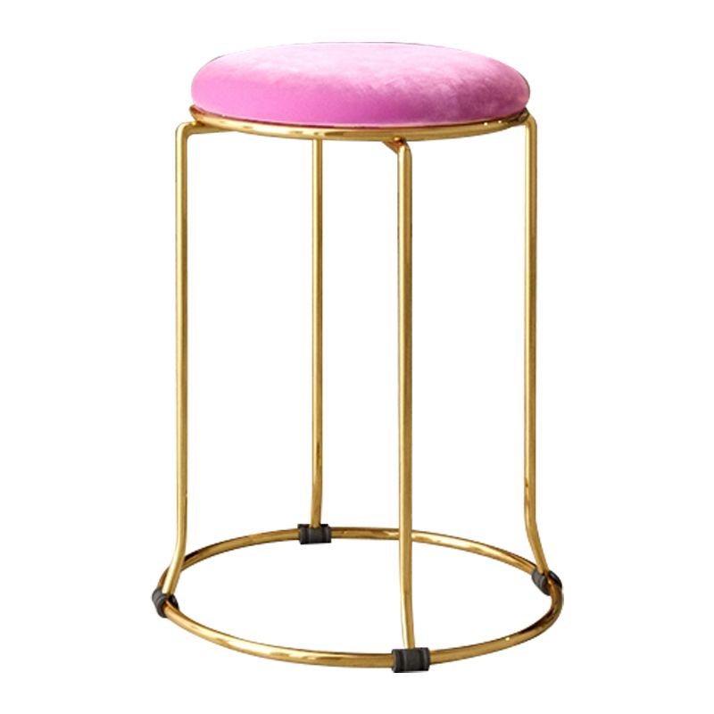 Gorgeous Standard Ottoman Pure Color Stain Resistant Velvet Footstool Ottoman Clearhalo 'furn' 'furn_ottomans_poufs' 'Furniture' 'Living Room Furniture' 'Ottomans & Poufs' 'ottomans_poufs' 1200x1200_bf49b76a-4fc6-4a95-b168-6c96ef2c9420