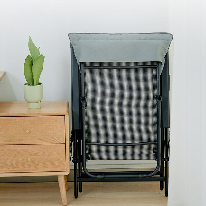 Polyester Blend Standard Recliner met getufte achterste maniaal-push back-recliner