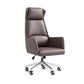 Silla moderna sin brazos para gerentes, silla de oficina de altura ajustable con ruedas