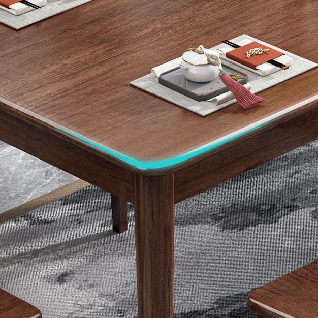 Luxury Walnut Table for Restaurant Rectangle Wooden Dining Table with 4 Legs Clearhalo ' dining_table' 'Dining Tables & Seating' 'Dining Tables' 'furn' 'furn_dining_table' 'Furniture' 'furniture_dining_table' 'Kitchen & Dining Furniture' 'kitchen&dining_furn' 'kitchen' 'kitchen_dining_table' 1200x1200_bf4cf1f0-d36a-431e-8754-e94a88f613ff