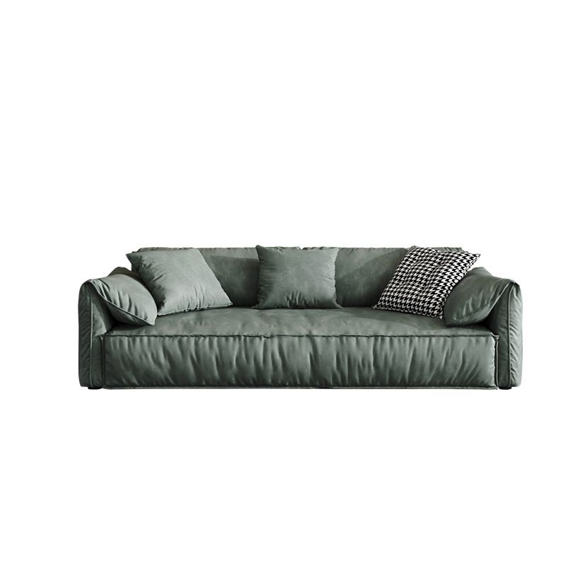 Zeitgenössischer Kunstleder Standard Sofa Kissen Top Arm Sofee
