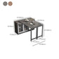 Modern Folding Dining Table with Storage Rectangle Wooden Top Clearhalo 'Dining Tables & Seating' 'Dining Tables' 'dining_table' 'furn' 'furn_dining_table' 'Furniture' 'Kitchen & Dining Furniture' 1200x1200_bf5553e3-ae77-401c-a70e-236159e2e057