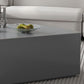 13"H Contemporary Coffee Table Grey Coffee Cocktail Table with Drawer