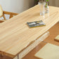 Mesa de comedor con caballete rectangular, mesa moderna de madera de pino para cocina