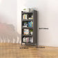 Industrial Style Metal Bookshelf Closed Back Shelf Bookcase with Doors Clearhalo 'Bookcases' 'furn' 'furn_bookcases' 'Furniture' 'furniture_bookcases' 'Office Furniture' 1200x1200_bf576aac-e736-482b-8e97-89b8f34b992a
