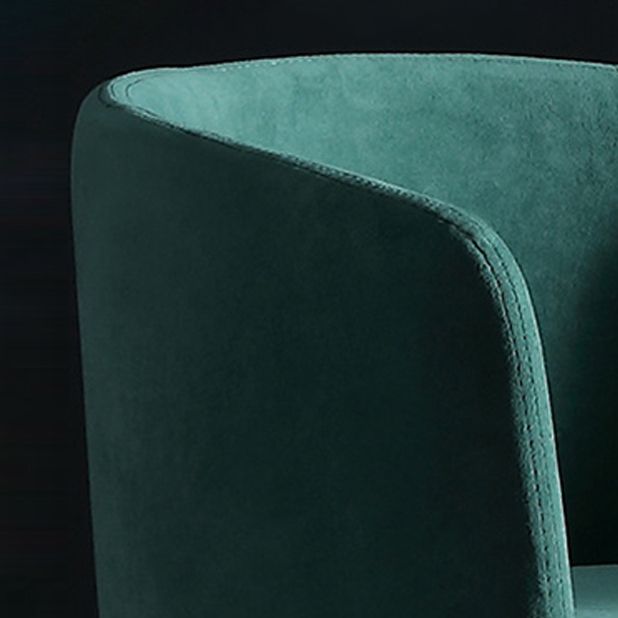 Modern Home Solid Back Arm Chair Upholstered Matte Finish Dining Chair Clearhalo ' kitchen&dining_furn' 'Dining Chairs' 'Dining Tables & Seating' 'dining_chair' 'furn' 'furn_dining_chair' 'Furniture' 'furniture_dining_chair' 'Kitchen & Dining Furniture' 'kitchen' 1200x1200_bf57afbe-a2d3-4caa-a77d-6d8ed890b9cc